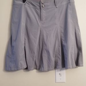 Athleta | Whatever Light Grey Pleated Skort 8P
